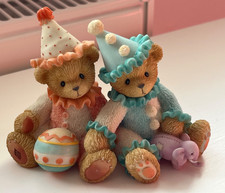 Vintage Cherished Teddies Palmer & Charlene "Clowning around" cute collectable