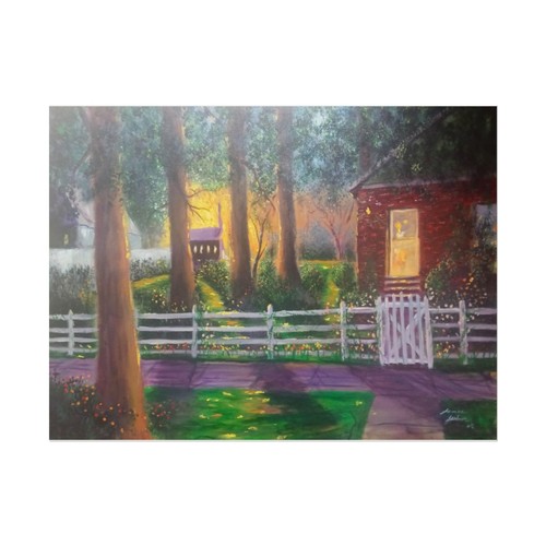 Garden gate textured - garden,