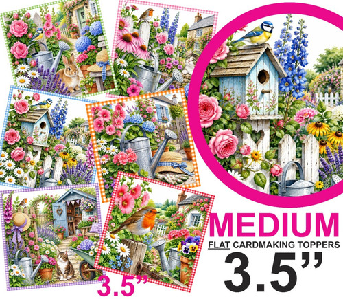 Garden cottage floral - cottage,