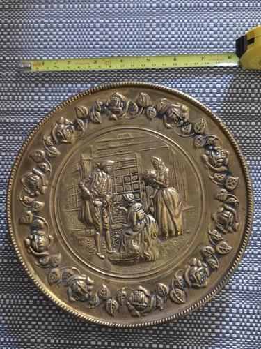 Vintage english brass wall - vintage,