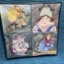 Cat Art Cocktail Napkins