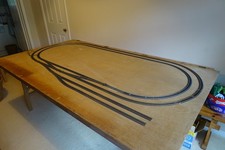 oo guage model railway layout 2.22m x 1.22m on 12mm plywood base board