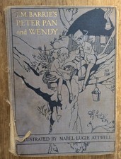 J. M. Barrie's Peter Pan and Wendy Illustrated by Mabel Lucie Attwell 1949