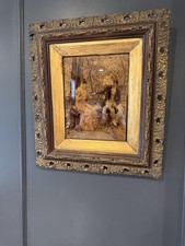 A pair of antique crystoleum