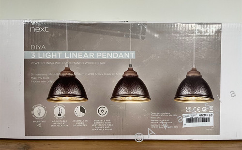 Next diya mango wood light - next,