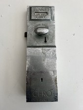 Vintage British Penny Operated Lock by CERO – Public Toilet Door Mechanism Rare