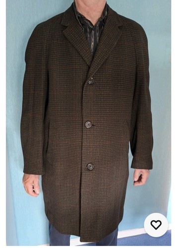 Cloth crombie long coat - coat, fit