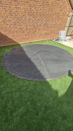 Feet trampoline black - trampoline, net