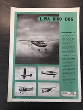 Aircraft Recognition Warning Poster - 1956 - Cessna - L.19a Bird Dog - No 6592