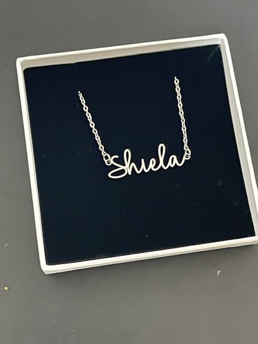 Dainty silver custom name - dainty,