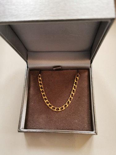 9ct gold curb link - 9ct,