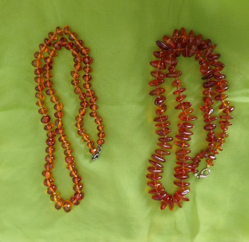 Genuine amber beaded - 2,