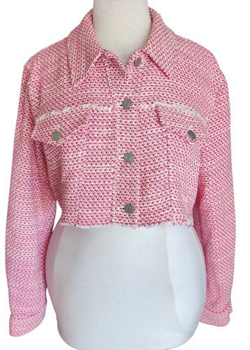 Zara pink white - pink, cropped