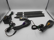 SCALEXTRIC Powerbase with power supply and controllers C990 C8217 C8229 C8230