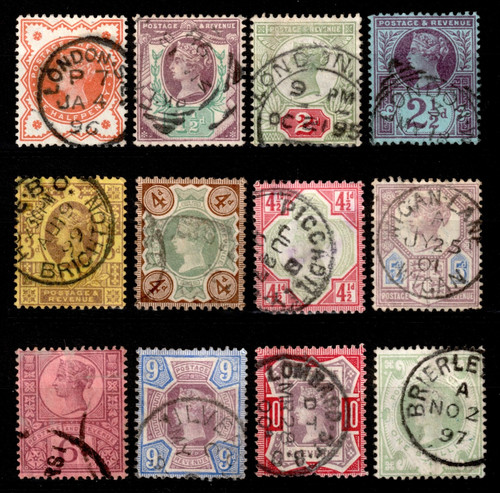 1887 1892 set 12 used - 12,