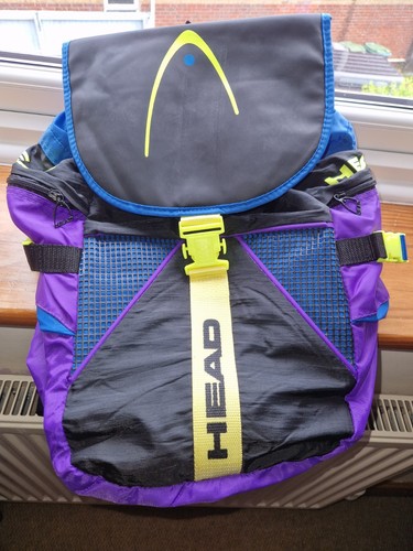 1990s vintage head backpack - vintage,