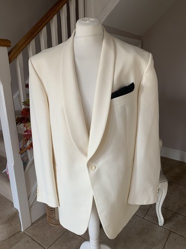 Trevira men cream dinner - trevira, men's