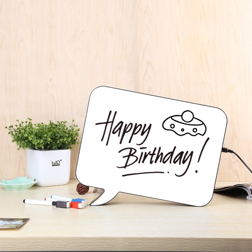 Led size speech sign - a4,