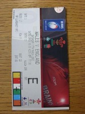 17/03/2007 Rugby Union Ticket