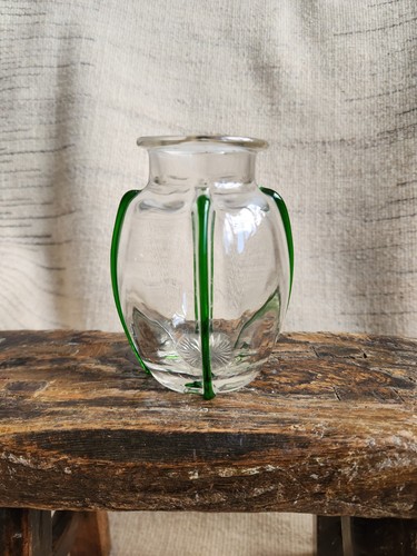 Antique glass vase stuart - antique,