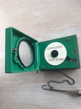 Vintage emergency break glass