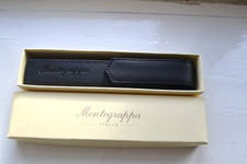 Montegrappa black leather pen