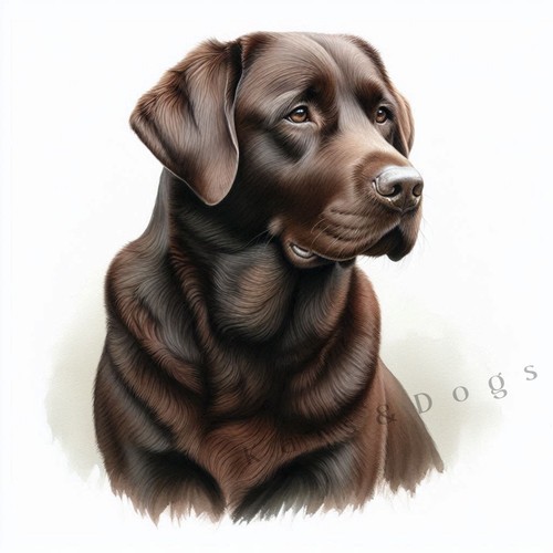 Chocolate labrador - chocolate,