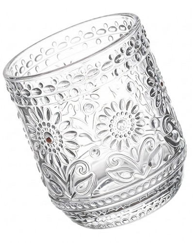 Coloured embossed glass - coloured,