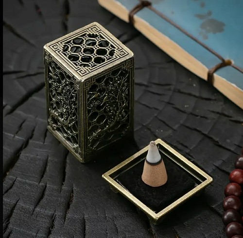 2pcs zinc alloy incense holder - 2pcs,