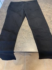 Boys Black  Ripped  Skinny Jeans ‘river Island’ Waste 34” Inside Leg32”