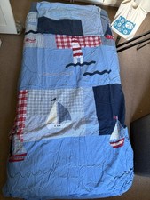 Laura Ashley Nautical Boats Single Duvet Cover And Pillowcase Set