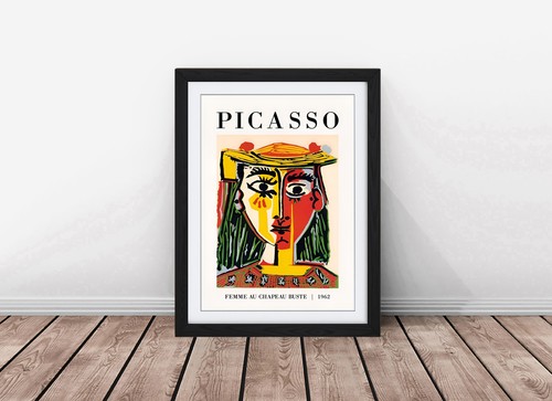 Picasso femme chapeau - picasso, au