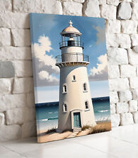 Lighthouse #1 Minimalist Canvas Wall Art Print Artwork Decor