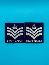 RAF Air Cadets - RAFAC - Staff Cadet Flight Sergeant (FS) Rank Slides (Pair) CII