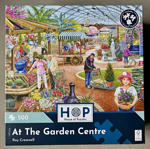 House puzzles the garden - of, at