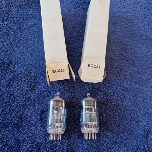 Ecc83 12ax7 matched pair valve - ecc83,