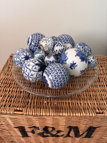 Vintage blue white - 16,