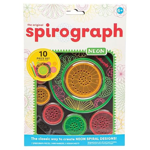 Spirograph envelope neon - envelope, 10