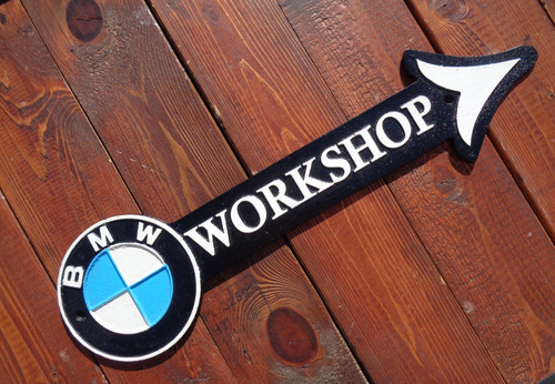 Nice bmw parking arrow - nice,