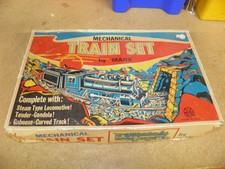 VINTAGE MARX TOYS MECHANICAL TRAIN SET BOXED