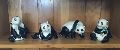 Pcs panda decorative - 4,
