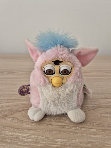 Tiger furby babies pink white - tiger,