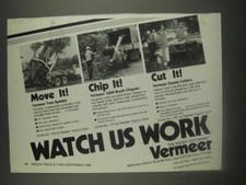 1985 Vermeer Ad - Tree Spades