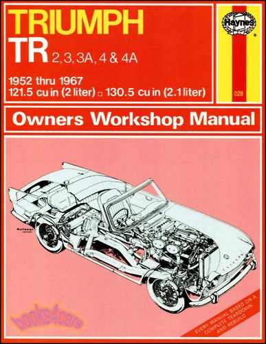 Tr4 tr3 manual triumph service - tr3,