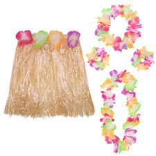 5 PC SET HAWAIIAN TROPICAL LEI