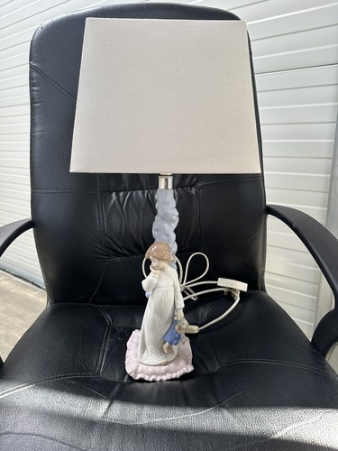 Nao lladro table lamp girl - nao,