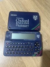 Seiko ER6000 Oxford English Dictionary Thesaurus Crossword Solver 
