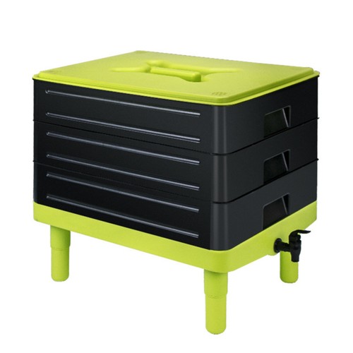 Worm composter with - worm,