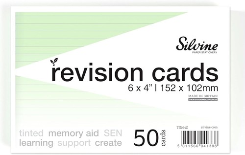 Silvine flash cards - silvine,
