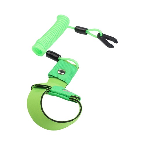 Green nylon switch lanyard - green,